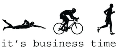 it s business time Triathlon Swim Bike Run Me