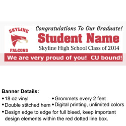 high school graduation banners