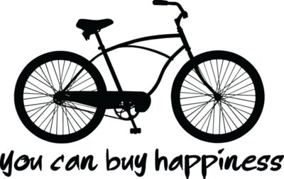 You can buy happiness men s bike