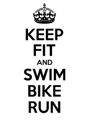 Keep Fit and Swim Bike Run Triathlon