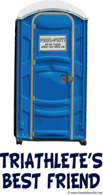 porta potty triathlete s bestfriend