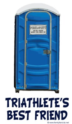 porta potty triathlete s bestfriend sm