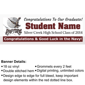 high school graduation banners