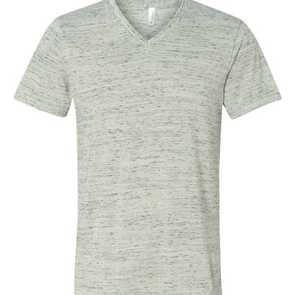 White Marble Unisex Jersey Short-Sleeve V-Neck T-Shirt Thumbnail