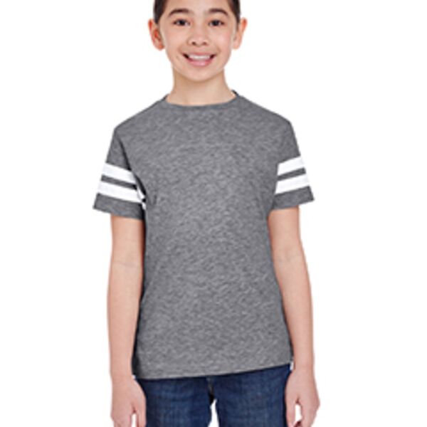 Youth Fine Jersey Football Tee Thumbnail