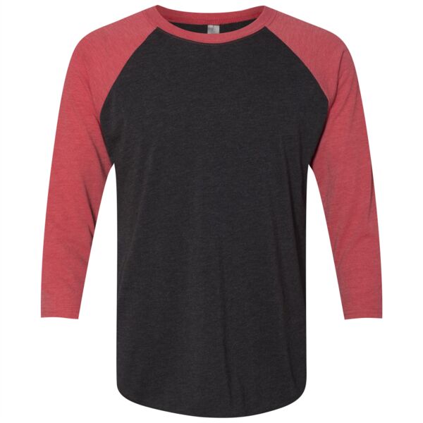 Unisex Tri-Blend Three-Quarter Sleeve Baseball Raglan Tee Thumbnail