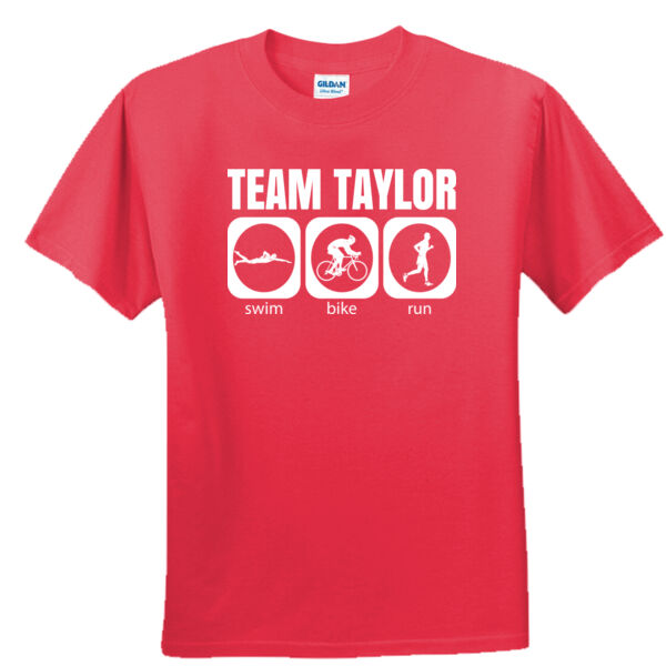 Male Triathlete SBR Team Tee Thumbnail