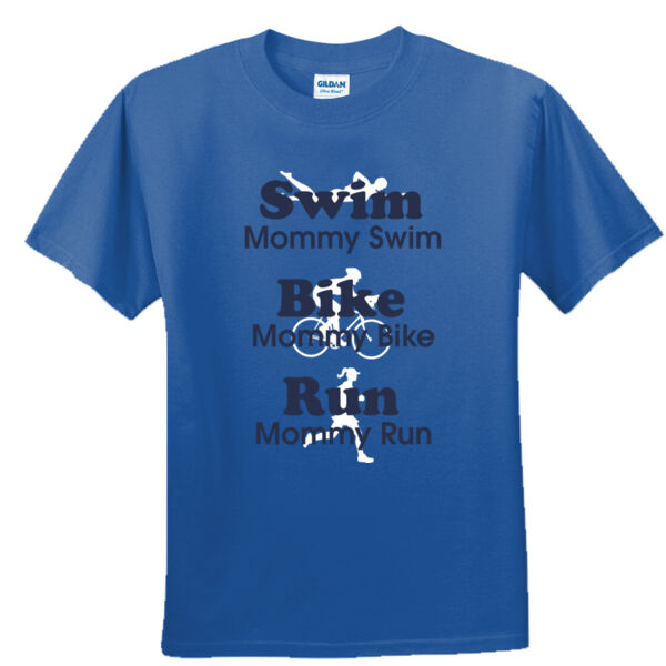 Triathlon Mommy Triathlete Support T-shirt Thumbnail