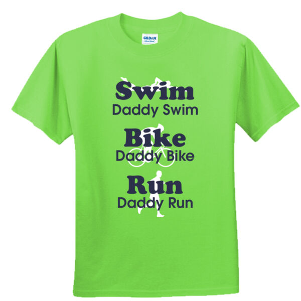 Triathlon Daddy Triathlete Support T-shirt Thumbnail