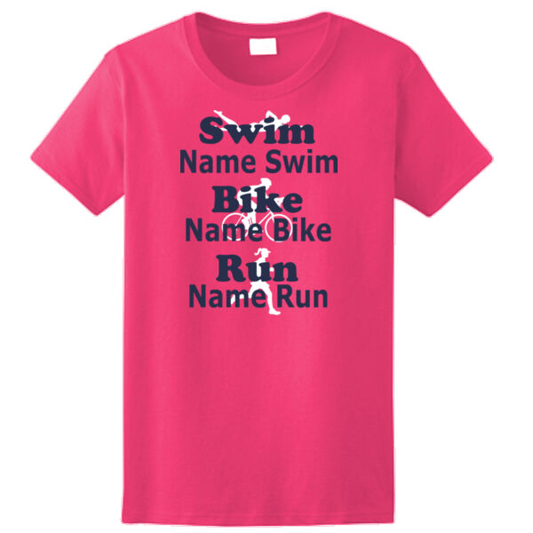 Custom Female Friends & Family Triathlete Fan Thumbnail
