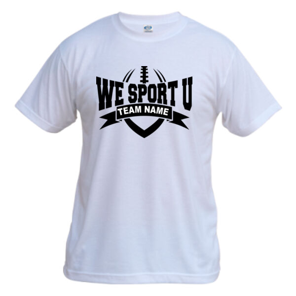 Custom We Sport U Football Outline Thumbnail
