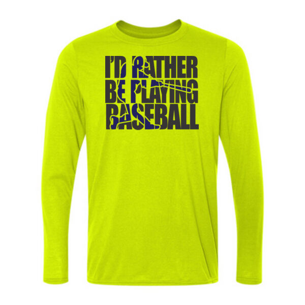 I'd Rather Be Playing Baseball (Blue) Thumbnail