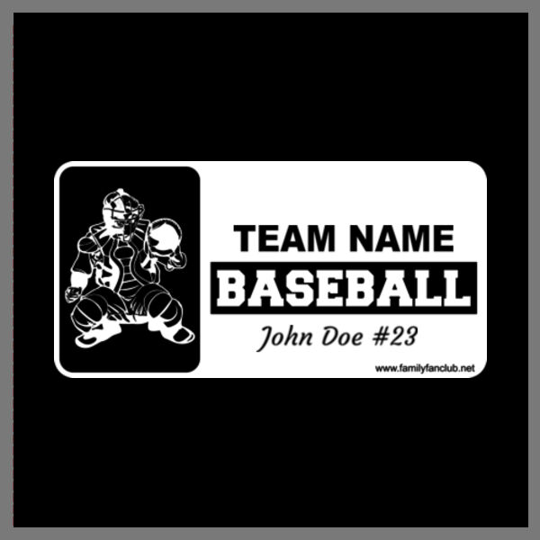 Custom Baseball Player Decal Thumbnail
