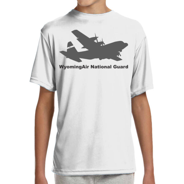 C 130 - (S) Youth Shorts Sleeve Cooling Performance Crew Ligh Color Shirt Thumbnail