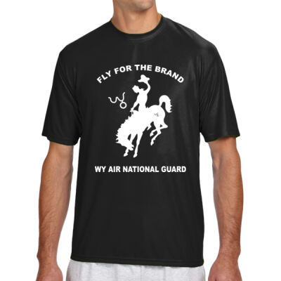 WY Air National Guard  - Shorts Sleeve Cooling Performance Crew Dark Color Shirt Thumbnail