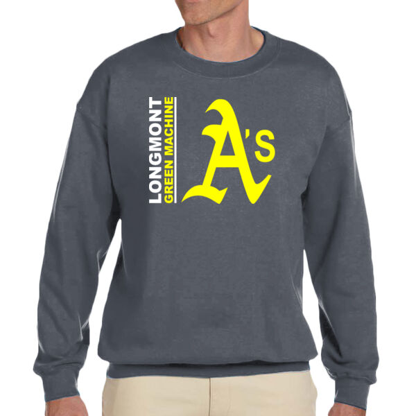 Green Machine - Adult Heavy Blend™ Adult 8 oz., 50/50 Fleece Crew Thumbnail