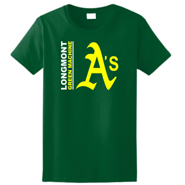 Green Machine - Ladies Ultra Cotton™ 100% Cotton T Shirt Thumbnail