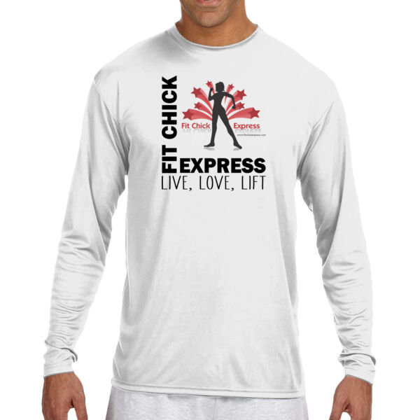 Live, Love, Lift - (S) Long Sleeve Cooling Performance Crew Light Color Shirt Thumbnail