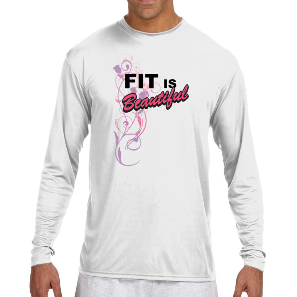 Fit is Beautiful - (S) Long Sleeve Cooling Performance Crew Light Color Shirt Thumbnail