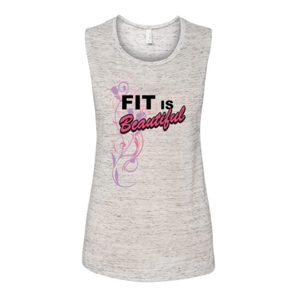 Fit is Beautiful - Bella Flowy Scoop Muscle Tank (S) Thumbnail