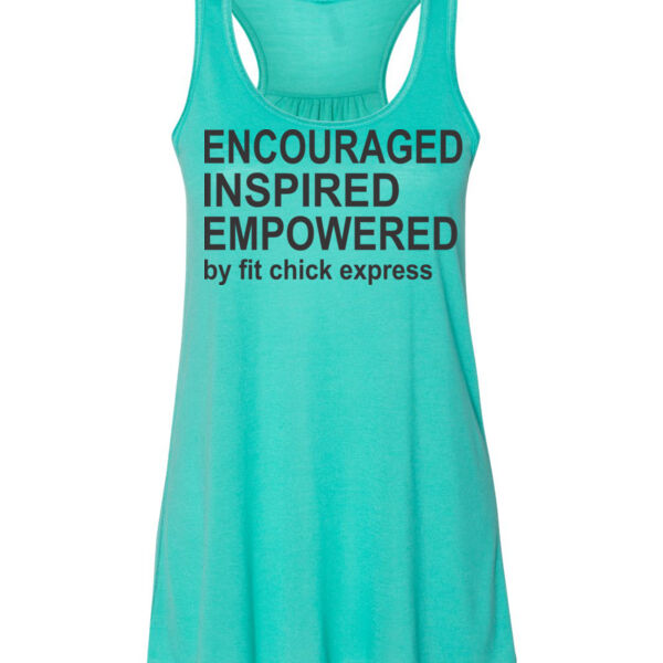 Encouraged, Inspired, Empowered - Bella Flowy Racerback Tank Thumbnail