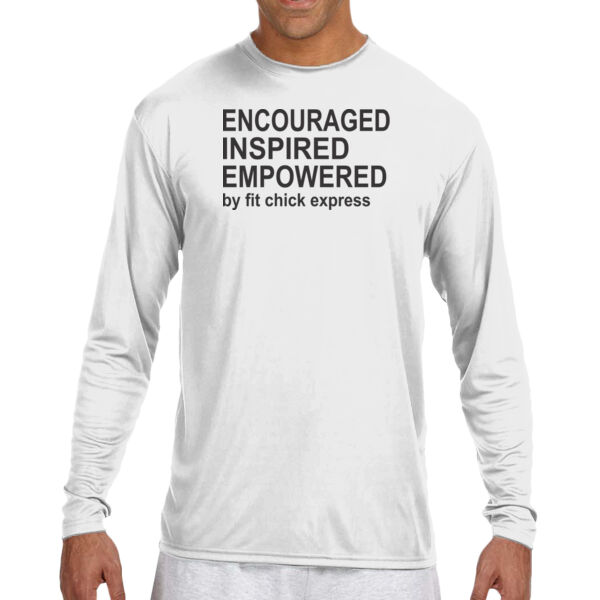 Encouraged, Inspired, Empowered - (S) Long Sleeve Cooling Performance Crew Light Color Shirt Thumbnail