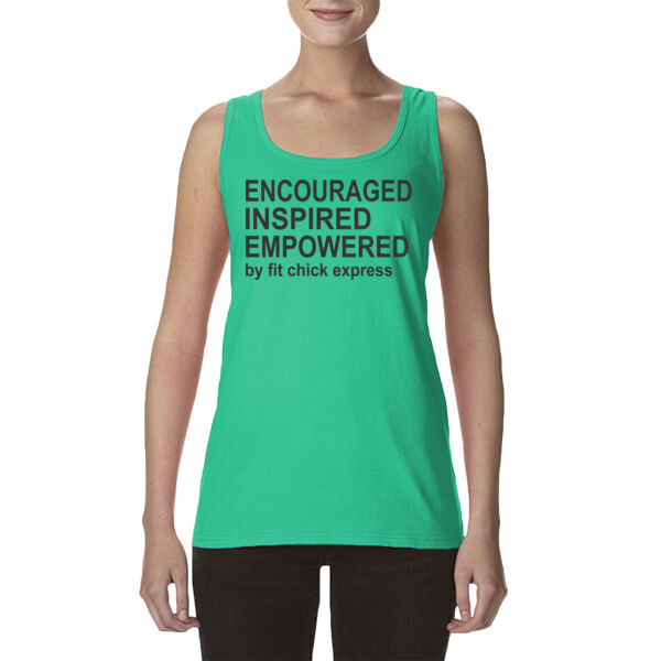 Encouraged, Inspired, Empowered - Ladies' Softstyle®  4.5 oz. Racerback Tank (S) Thumbnail