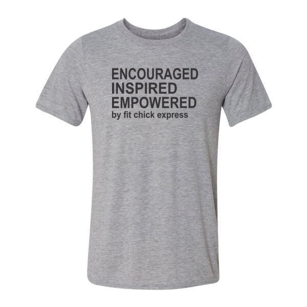 Encouraged, Inspired, Empowered - Light Youth/Adult Ultra Performance Active Lifestyle T Shirt Thumbnail