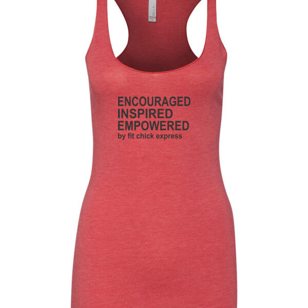 Encouraged, Inspired, Empowered - Ladies' Triblend Racerback Tank Top Thumbnail