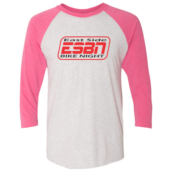 ESBN  - Unisex Tri-Blend Three-Quarter Sleeve Baseball Raglan Tee Thumbnail