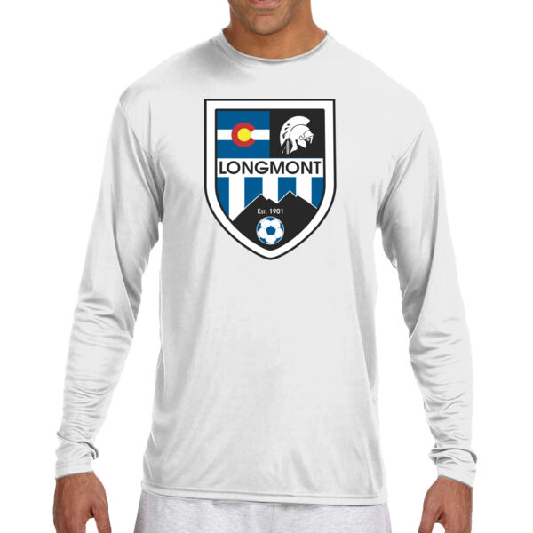 LHS Shield - (S) Long Sleeve Cooling Performance Crew Light Color Shirt Thumbnail