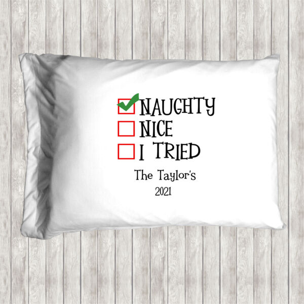 Naughty - Pillow Case Thumbnail