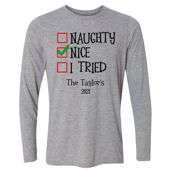 Nice - Light Long Sleeve Ultra Performance Active Lifestyle T Shirt Thumbnail