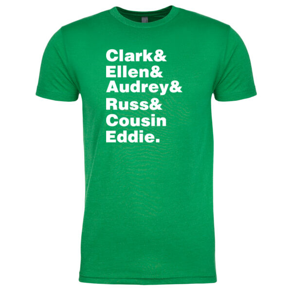 Clark, Ellen, Audrey, Russ & Cousin Eddie - Men's CVC Crew Thumbnail