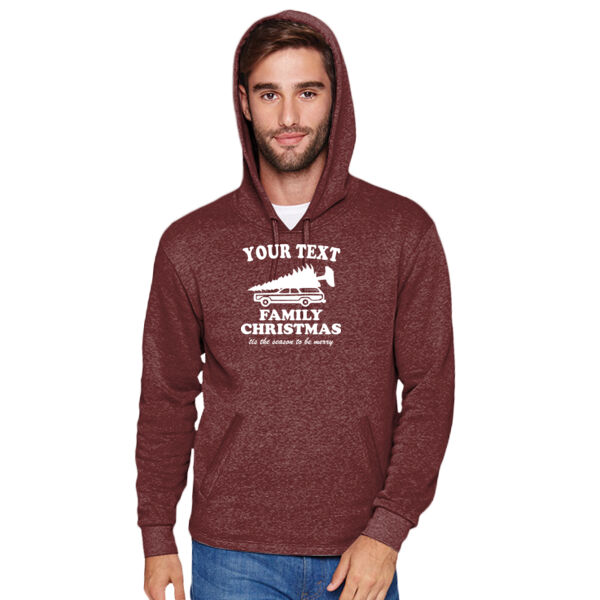 Custom Personalized Family Christmas, 'tis the season to be merry - Adult PCH Pullover Hoody Thumbnail