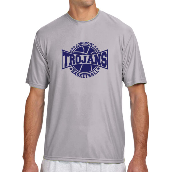 LHS Basketball - (S) Shorts Sleeve Cooling Performance Crew Light Color Shirt Thumbnail