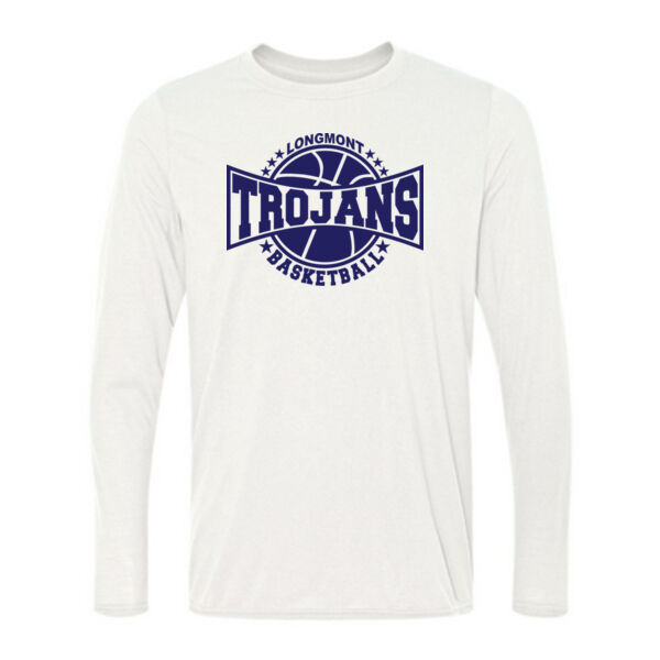 LHS Basketball - Light Long Sleeve Ultra Performance Active Lifestyle T Shirt Thumbnail