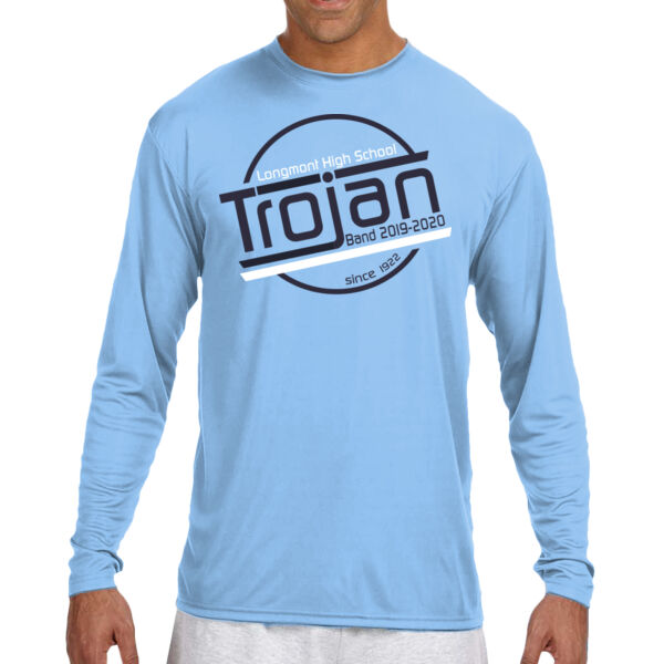 Retro Band - Long Sleeve Cooling Performance Crew Dark Color Shirt Thumbnail