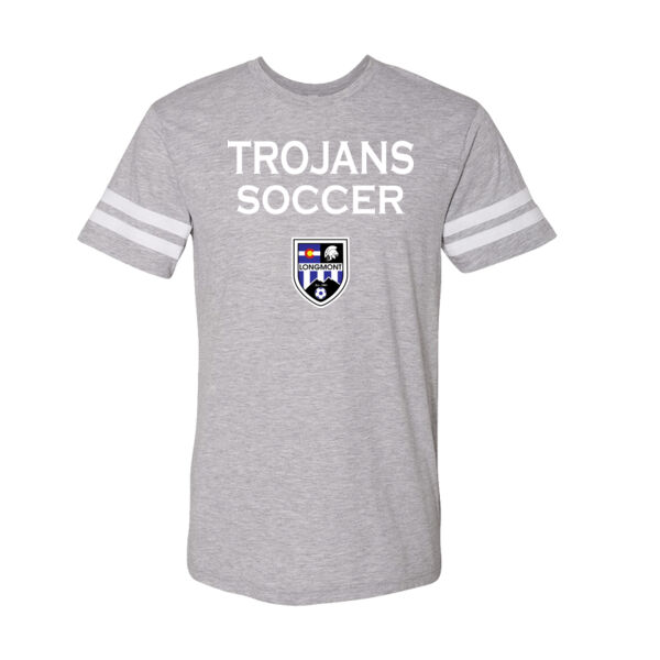 Trojans Soccer - LAT Adult Football Fine Jersey T-Shirt Thumbnail