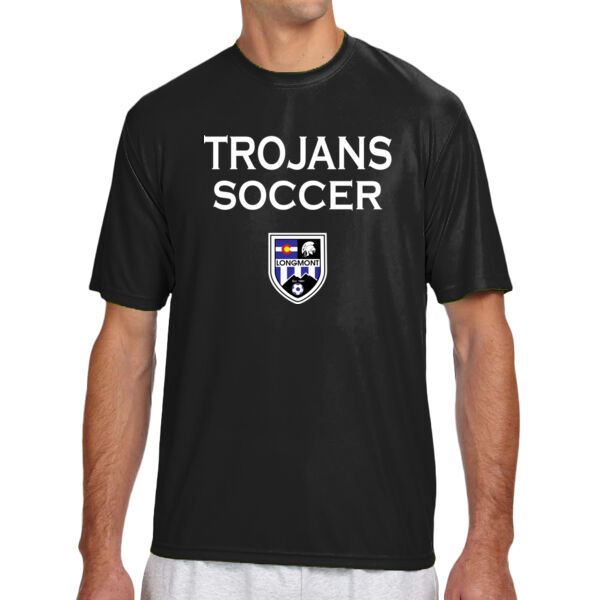 Trojans Soccer - Shorts Sleeve Cooling Performance Crew Dark Color Shirt Thumbnail
