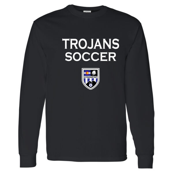 Trojans Soccer - Heavy Cotton Long Sleeve T-Shirt Thumbnail