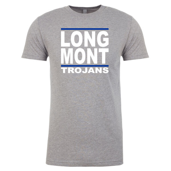 LONG MONT Trojans - Men's CVC Crew Thumbnail