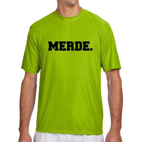 Merde. - (S) Shorts Sleeve Cooling Performance Crew Light Color Shirt Thumbnail