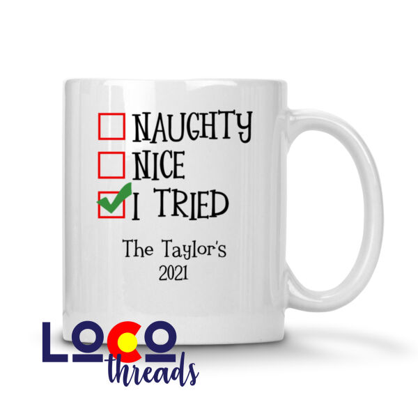 I Tried - 11 oz Ceramic Mug Thumbnail