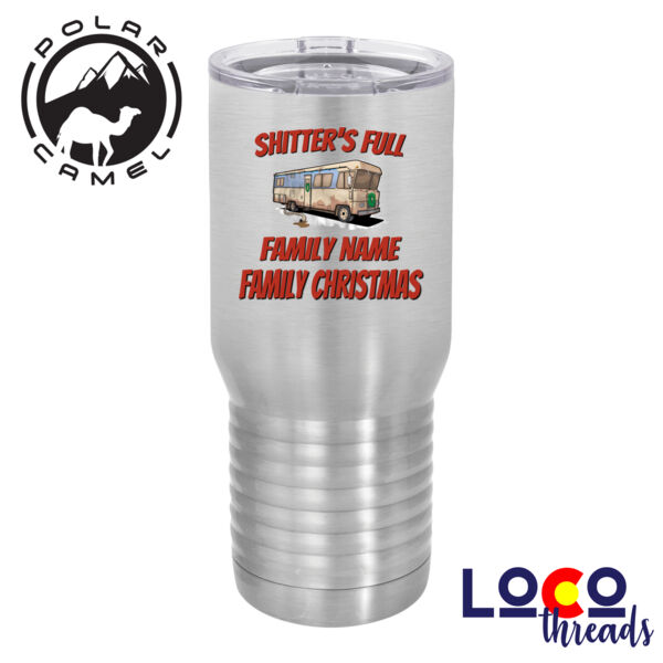 Shitter's Full Family Chirstmas - Polar Camel 20 oz. Tall Stainless Steel Vacuum Insulated Tumbler Thumbnail