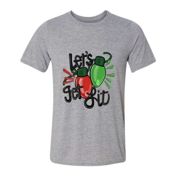 Let's Get Lit - Light Youth/Adult Ultra Performance Active Lifestyle T Shirt Thumbnail