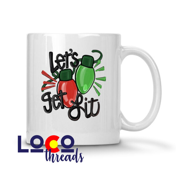 Let's Get Lit - 11 oz Ceramic Mug Thumbnail
