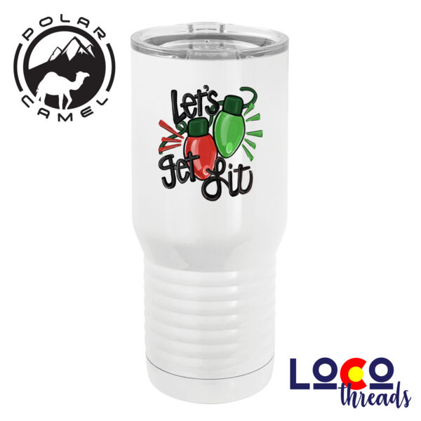 Let's Get Lit - Polar Camel 20 oz. Tall Stainless Steel Vacuum Insulated Tumbler Thumbnail