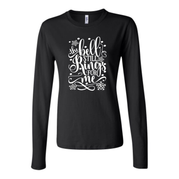 The Bell Still Rings for Me - Bella Long Sleeve Crew Tee Thumbnail
