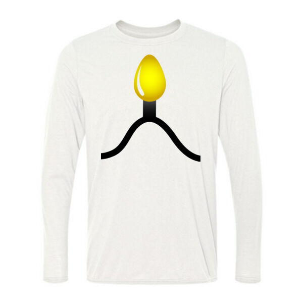 Yellow Christmas Light - Light Long Sleeve Ultra Performance Active Lifestyle T Shirt Thumbnail